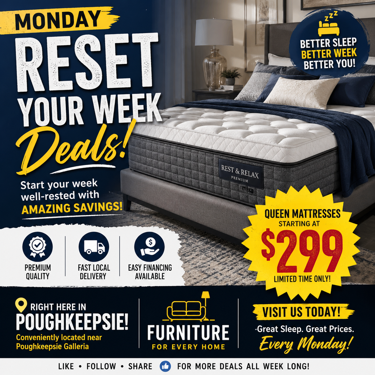Monday Reset Your Week Deals flyer